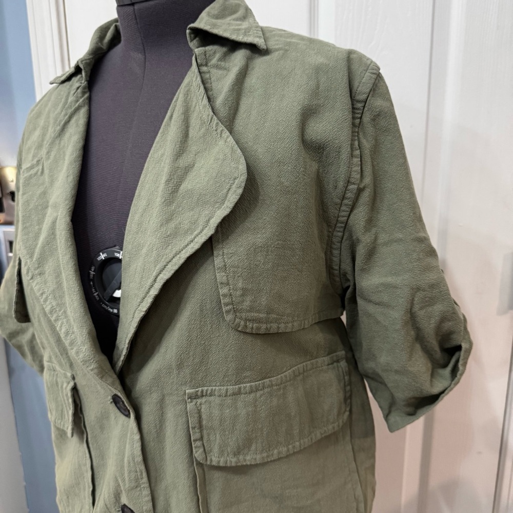 🌟 Frame Olive Green Women's Jacket - Picture 4 of 10